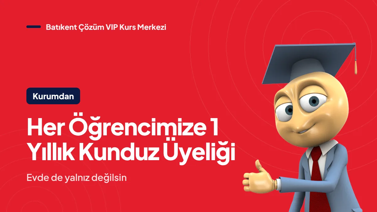 Her Öğrencimize 1 Yıllık Kunduz Üyeliği Hediye: Evde de Yalnız Değilsiniz